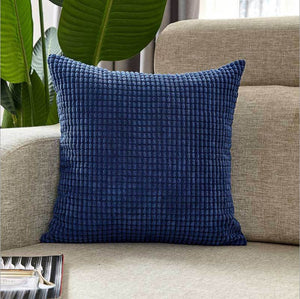 Pack of 1 Polyester Blend soft hand feeling Throw Pillow (With Insert ) 4 sizes options, navy, 18X18 – Fancy & Stacy