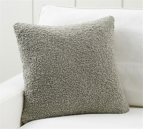 18"x18" Teddy Faux Fluffy Solid Color Pillows (With  Insert)