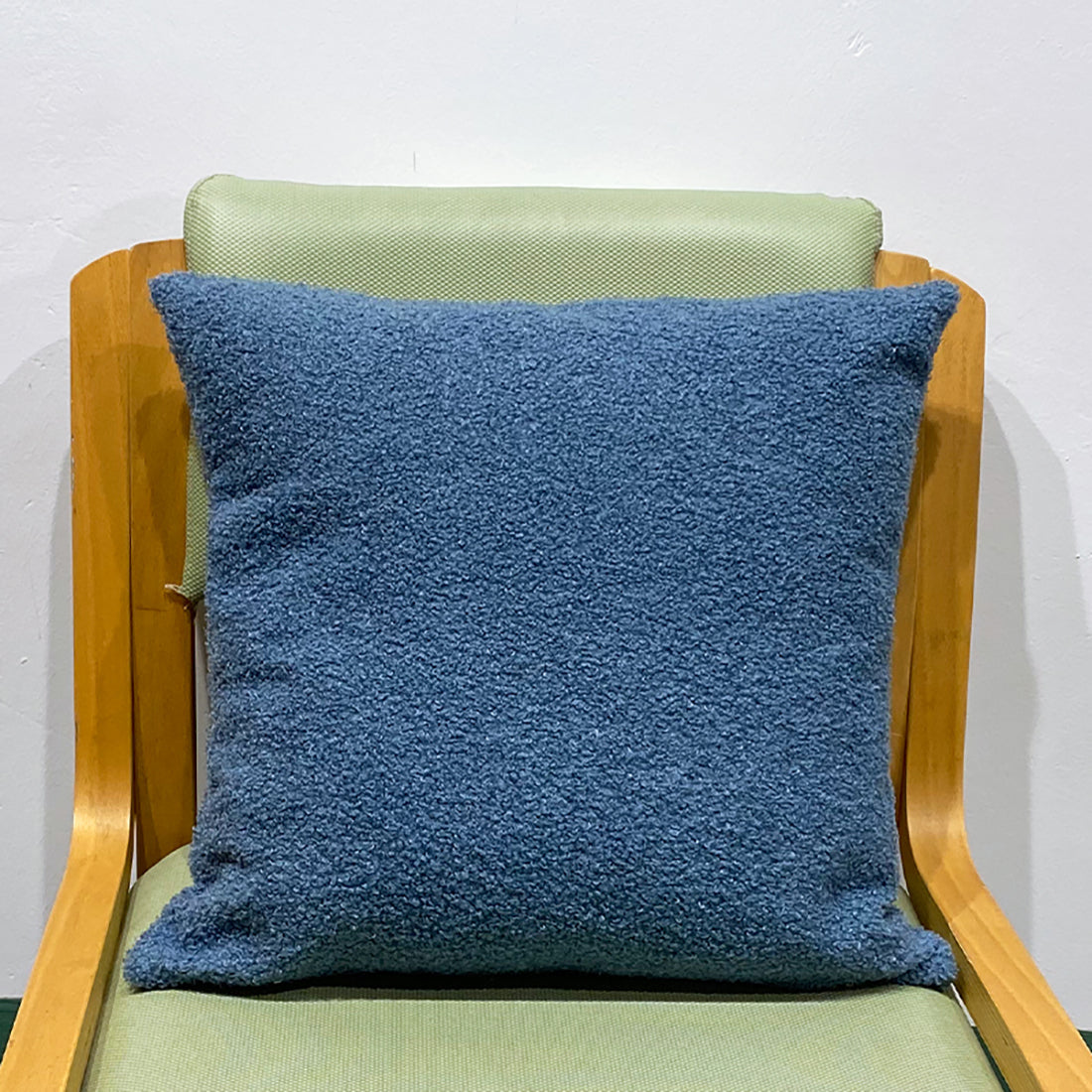 Set of 2 Teddy Faux Fluffy Solid Color Throw Pillows covers size 18"x18"