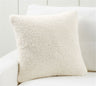 18"x18" Teddy Faux Fluffy Solid Color Pillows (With  Insert)