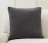 Set of 2 Teddy Faux Fluffy Solid Color Throw Pillows covers With Inserts  size 18"x18"