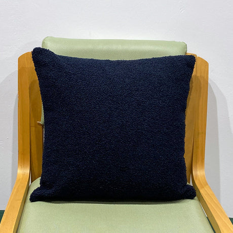 18"x18" Teddy Faux Fluffy Solid Color Pillows (With  Insert)