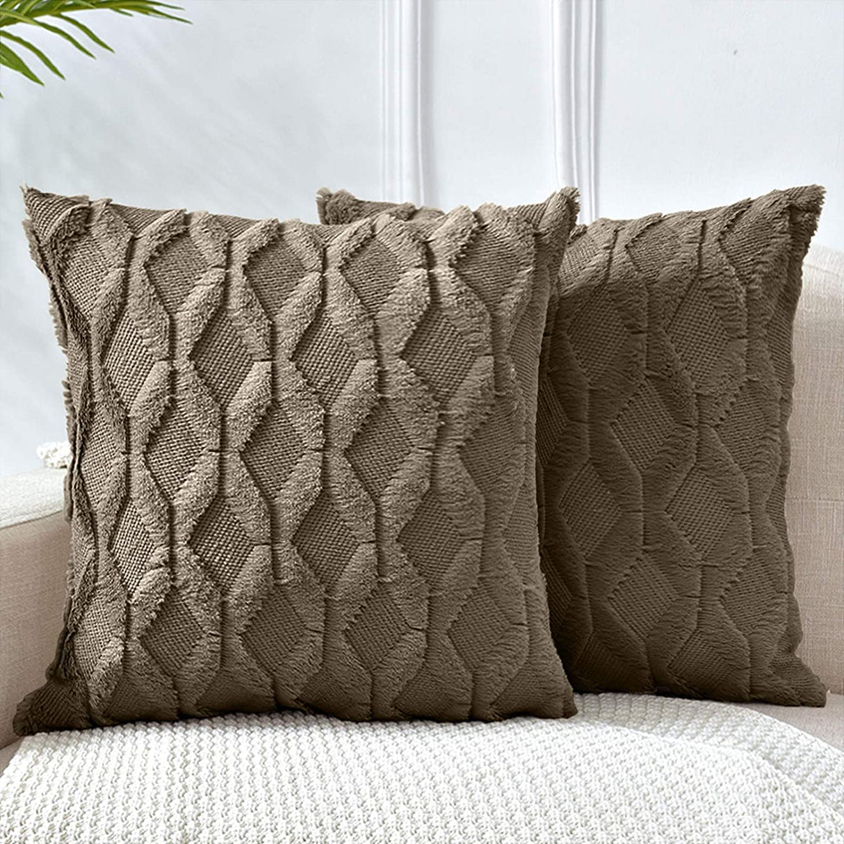 Pack of 1 Throw Pillow Wide Variety of Colors size 18"x18", 12"x20" with insert