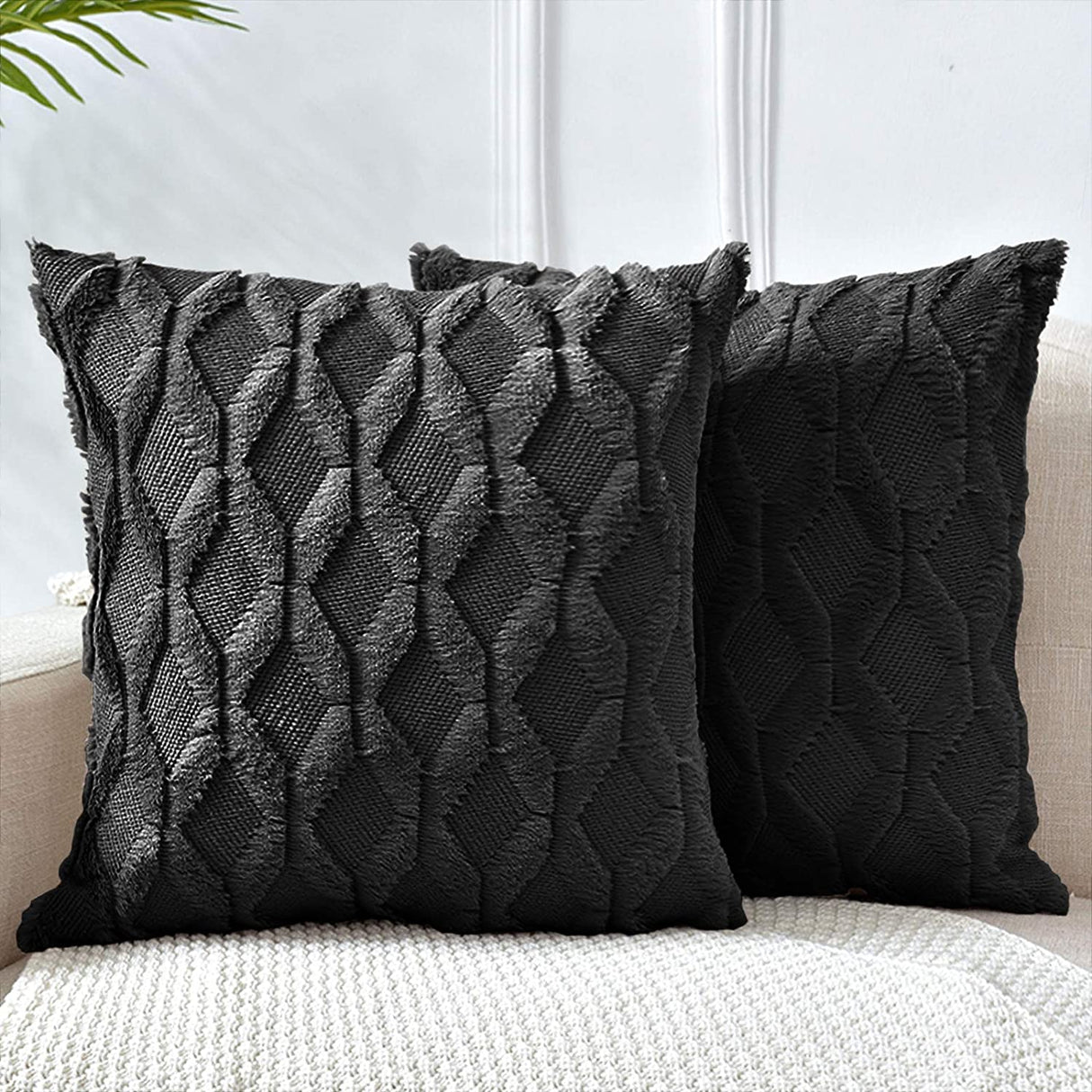 Pack of 1 Throw Pillow Wide Variety of Colors size 18"x18", 12"x20" with insert