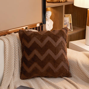 W-shaped Plush Throw Pillow (With  Insert)