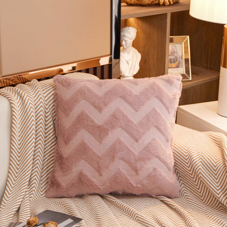W-shaped Plush Throw Pillow (With  Insert) (Copy)