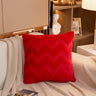 W-shaped Plush Throw Pillow (With  Insert) (Copy)