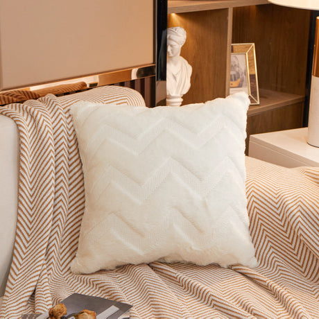 W-shaped Plush Throw Pillow (With  Insert) (Copy)