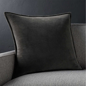Velvet Throw Pillows pack of 2, size 12"x20, 18"x18", 20"x20" and various color options