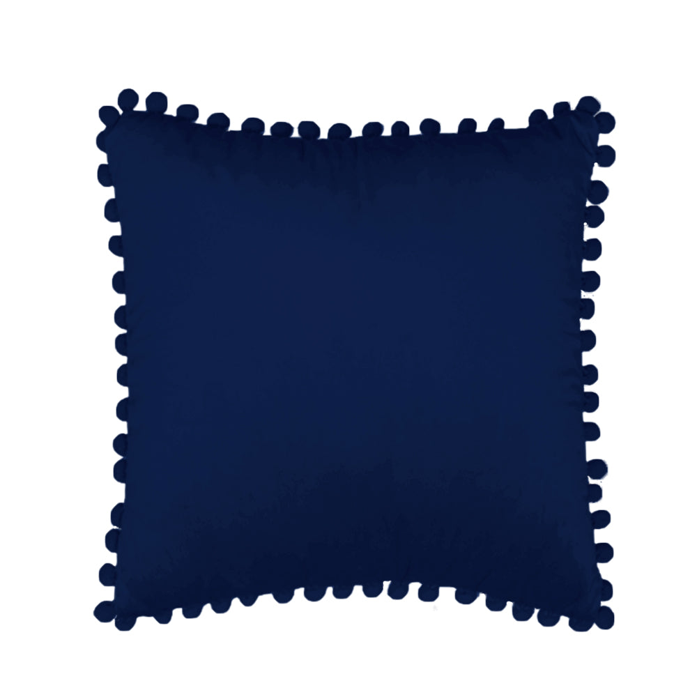Pompoms Throw Pillow covers18"x18", 12"x20" and 20"x20" pack of 2 throw pillow covers
