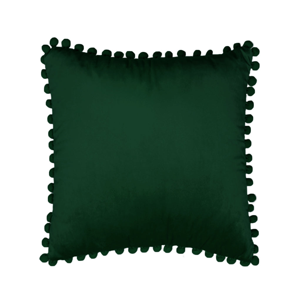 Pompoms Throw Pillow covers18"x18", 12"x20" and 20"x20" pack of 2 throw pillow covers