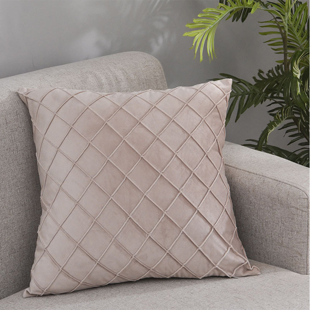 Square Velvet Solid Plain Pillow (With insert) (Copy)