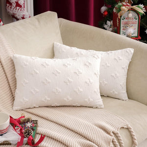 Pack of 1 Flower Tufted Pillow Embroidered Daisy flower 3 size options pack of 1 throw pillow
