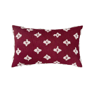 Pack of 1 Flower Tufted Pillow Embroidered Daisy flower 3 size options pack of 1 throw pillow