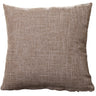 Pack of 1 Polyester/Linen Blend Throw Pillow  (With Insert) 4 sizes of options, Army green, linen, 18X18 – Fancy & Stacy