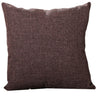 Set of 2 Polyester/Linen Blend Throw Pillows (With Insert) 4 sizes of options, Army green, linen, 18X18 – Fancy & Stacy