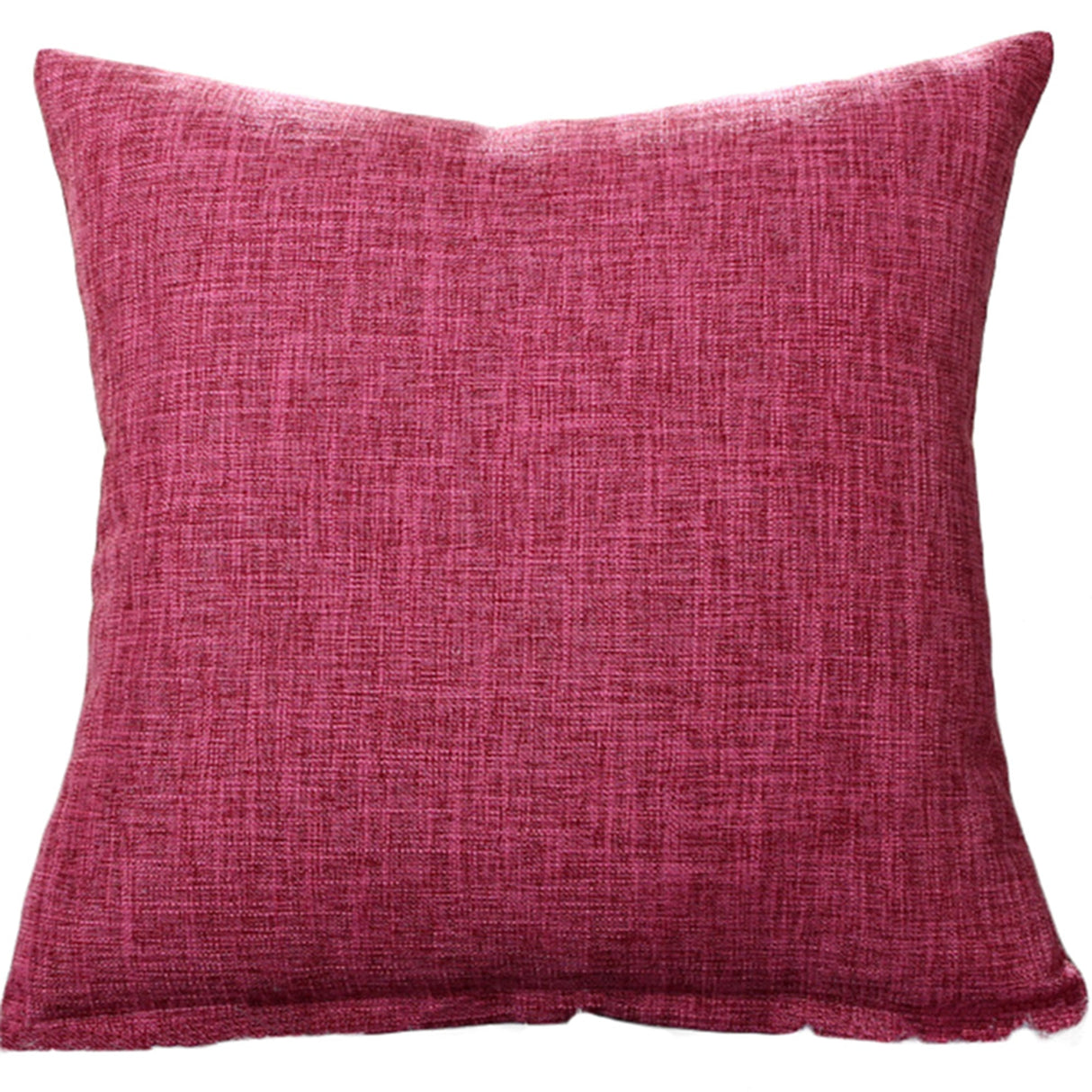 Pack of 1 Polyester/Linen Blend Throw Pillow  (With Insert) 4 sizes of options, Army green, linen, 18X18 – Fancy & Stacy