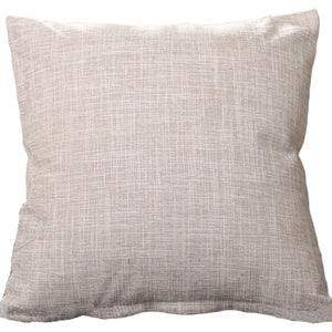 Pack of 1 Polyester/Linen Blend Throw Pillow  (With Insert) 4 sizes of options, linen, 18X18 – Fancy & Stacy