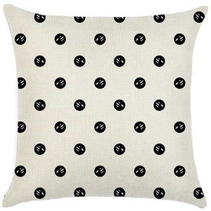 Set of 2 18"x18" square throw pillow geometric images  450g inserts