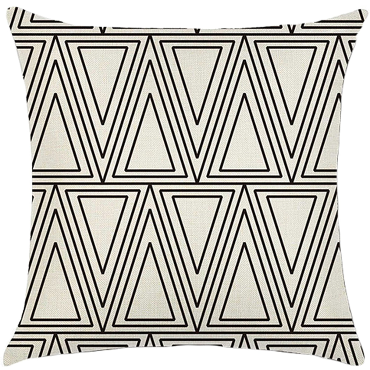 Set of 2 18"x18" square throw pillow geometric images  450g inserts