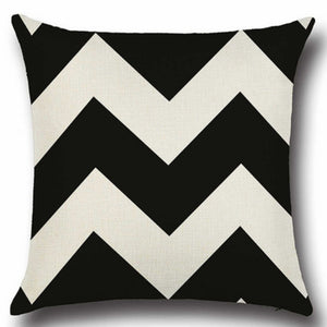 square throw pillow geometric images covers only
