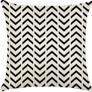 square throw pillow geometric images covers only
