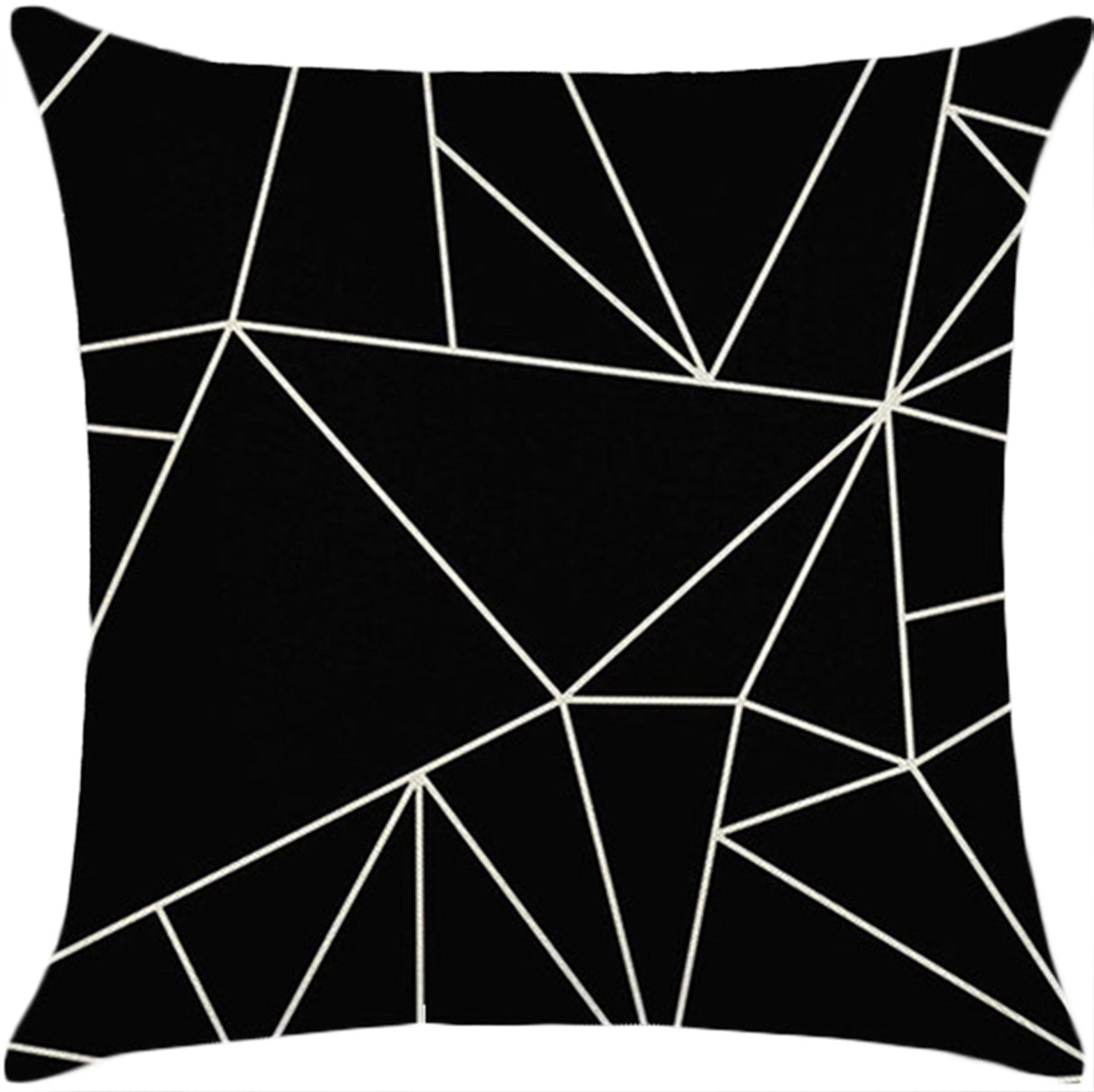 square throw pillow geometric images covers only