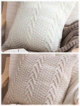 Set of 2 Beautiful combination Pillow Covers With Inserts V