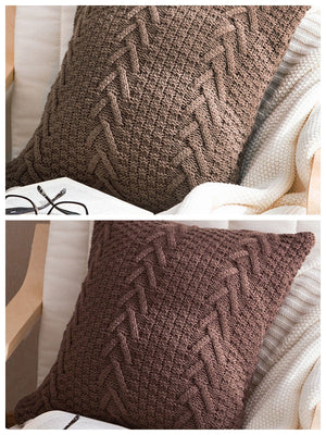 Set of 2 Beautiful combination Pillow Covers With Inserts V