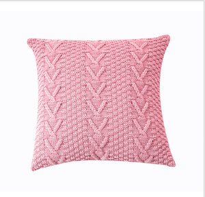 Knitted Cozy Home Decoration Throw Pillow pack of 1