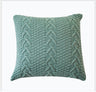 Knitted Cozy Home Decoration Throw Pillow cover 18"x18"