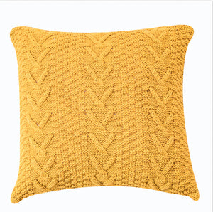 Knitted Cozy Home Decoration Throw Pillow pack of 1