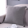 Knitted Cozy Home Decoration Throw Pillow cover 18"x18"