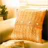 Knitted Cozy Home Decoration Throw Pillow pack of 1