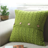 Knitted Cozy Home Decoration Throw Pillow pack of 1