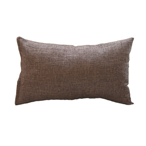 Pack of 1 Polyester/Linen Blend Throw Pillow  (With Insert) 4 sizes of options, Army green, linen, 18X18 – Fancy & Stacy
