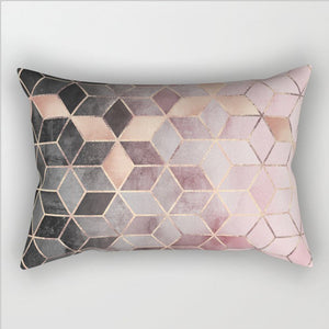 12"x20" modern geometric lumbar throw pillow covers Set of 2