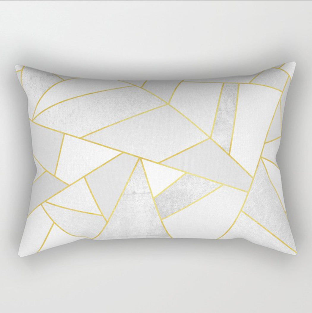 12"x20" modern geometric lumbar throw pillow covers Set of 2