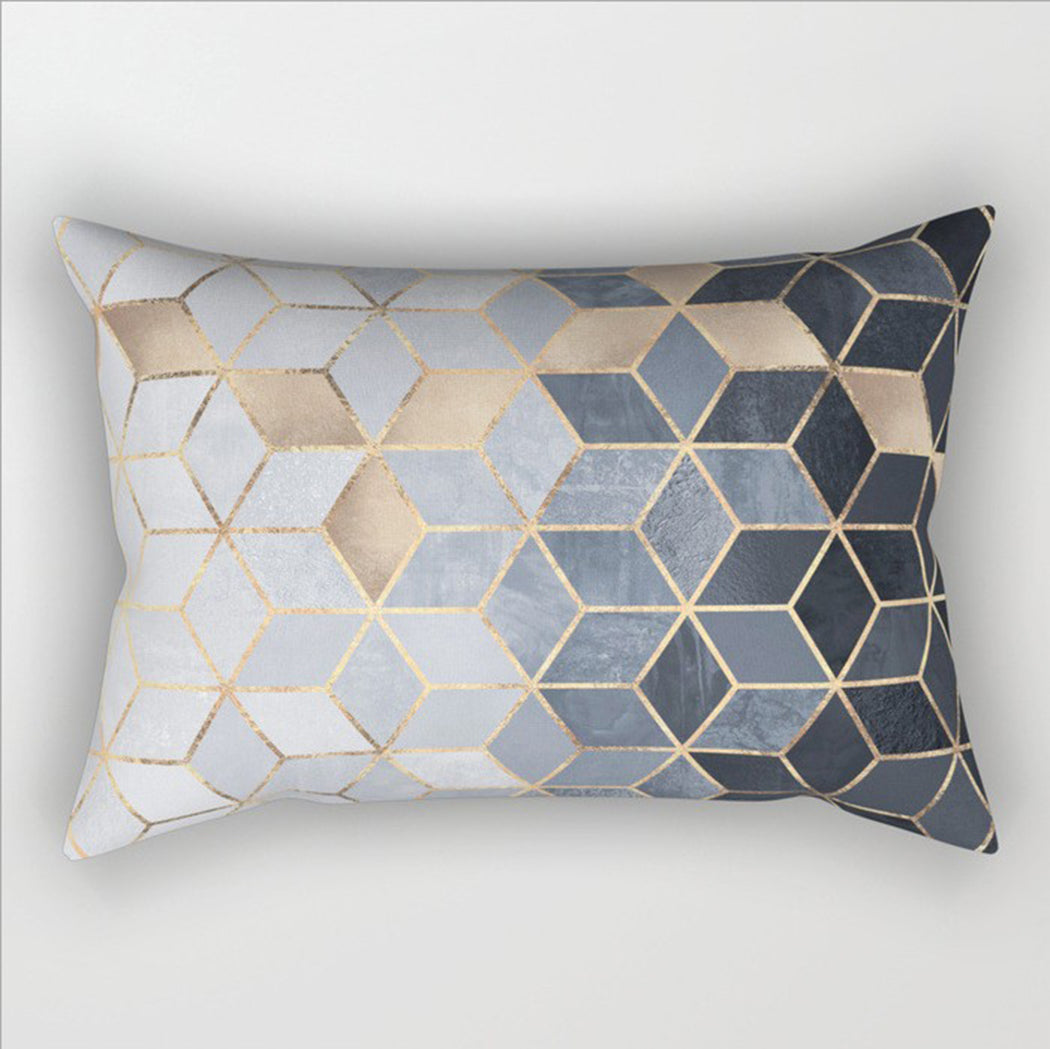 12"x20" modern geometric lumbar throw pillow covers Set of 2