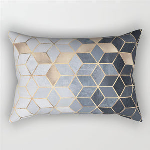 12"x20" modern geometric lumbar throw pillow covers Set of 2