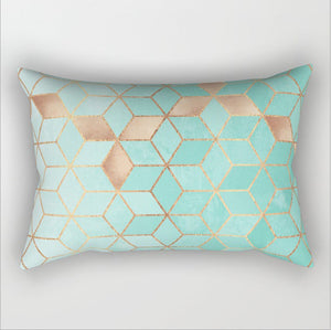 12"x20" modern geometric lumbar throw pillow covers Set of 2