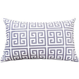 Pack of 2 Geometric Polyester Blend Lumbar Throw Pillow covers size 12"x20" (Covers Only)