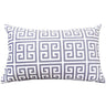 Pack of 2 Geometric Polyester Blend Lumbar Throw Pillow covers size 12"x20" (Covers Only)