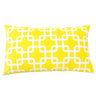 Pack of 2 Geometric Polyester Blend Lumbar Throw Pillow covers size 12"x20" (Covers Only)