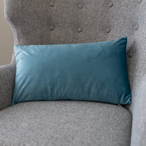 12"x20" luxury velvet lumbar support throw pillow 7 vibrant colors with 330g  insert included 1pc