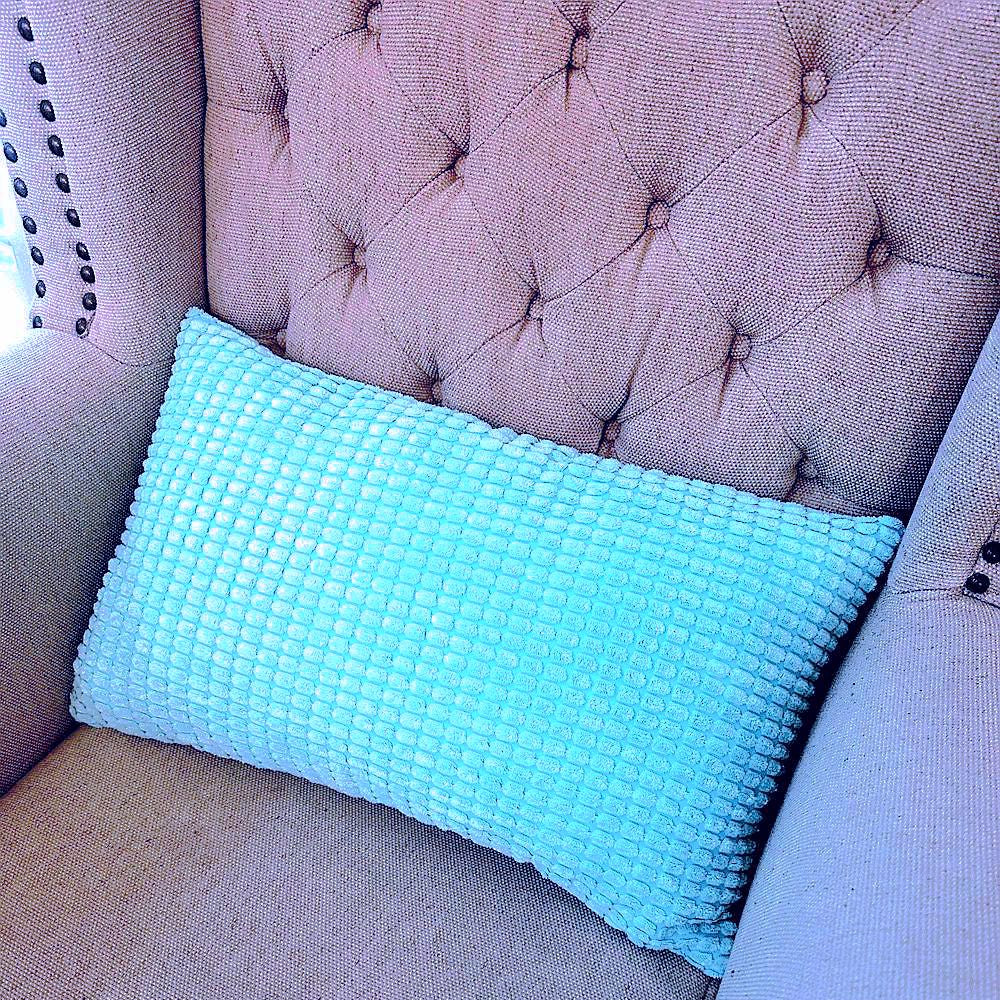 Pack of 1 Polyester Blend soft hand feeling Throw Pillow(With insert) size 18"x18" or 12"x20"
