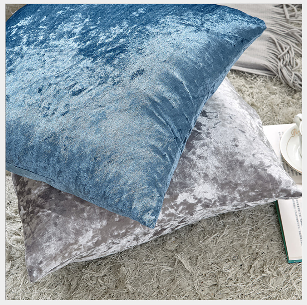 Set of 2  Velvet Home Decoration Throw Pillow covers size 18"x18'