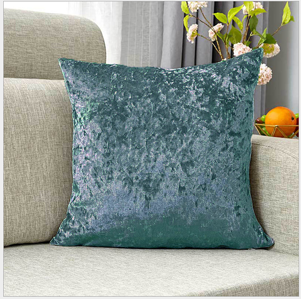 Set of 2  Velvet Home Decoration Throw Pillows (With 450g Inserts) size 18"x18'