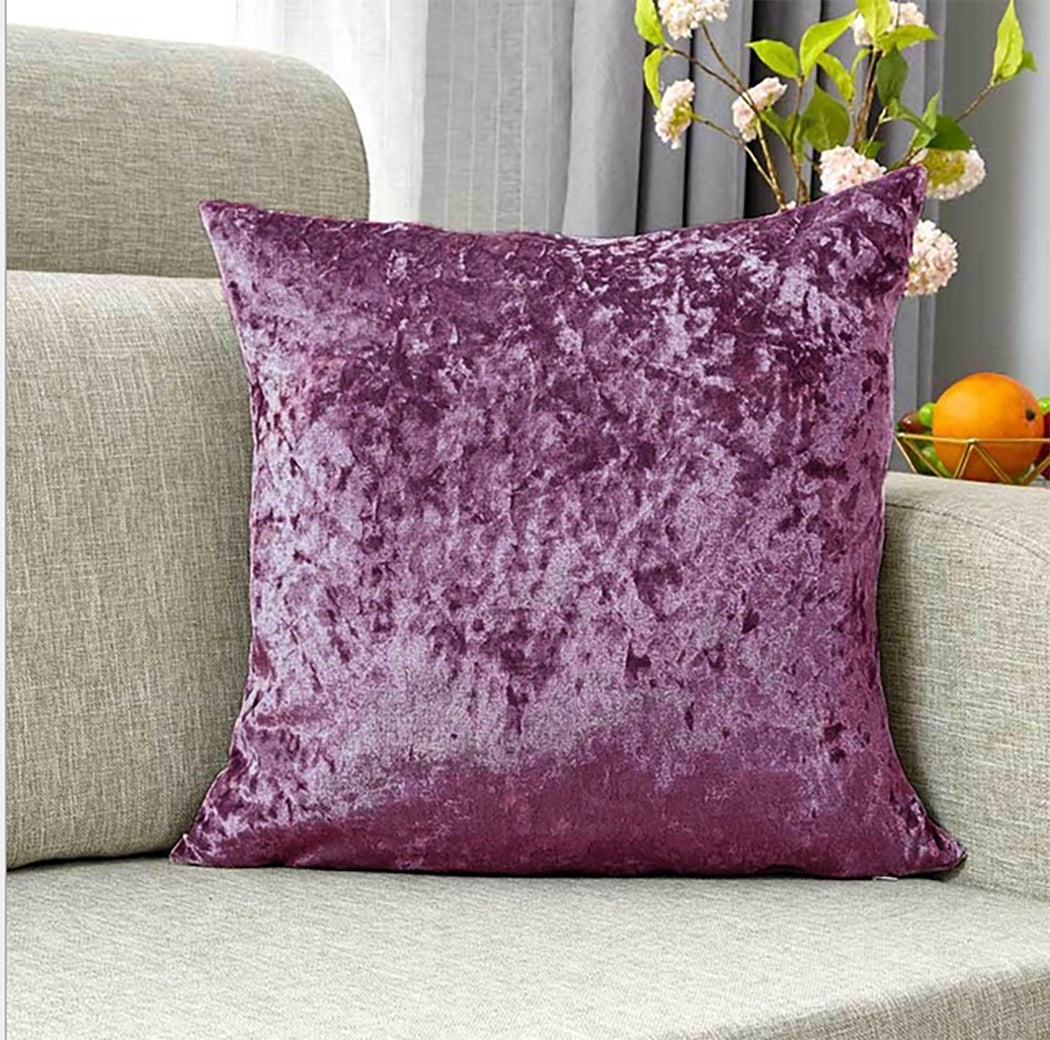 Set of 2  Velvet Home Decoration Throw Pillow covers size 18"x18'