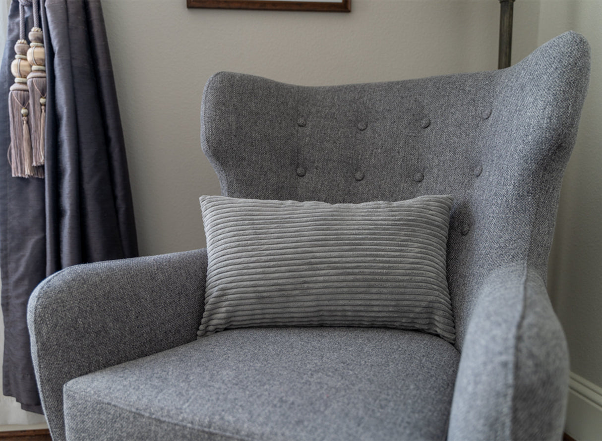 Stripe Throw Pillow (With Insert) 4 size options Elevate complete with a premium insert pack of 1